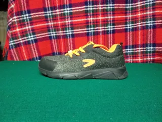 Zapatos de seguridad hombre negros y naranjas