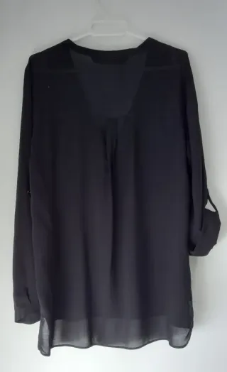 Blusa Zara Talla S Negra