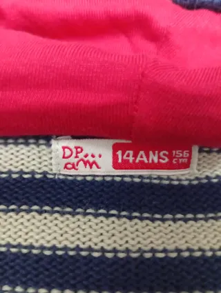 Jersey rayas azul, rojo y blanco