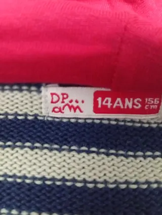 Jersey rayas azul, rojo y blanco