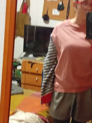 Jersey rayas azul, rojo y blanco