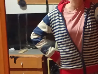 Jersey rayas azul, rojo y blanco