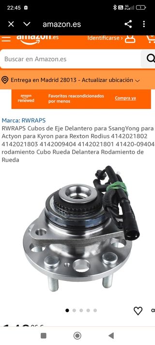 Cojinete Rueda Ssangyong