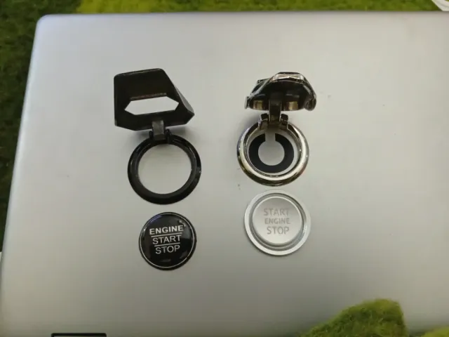 Tapa Botón Star Stop Carbono y Metal