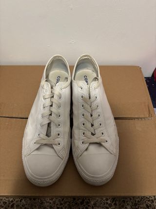 Zapatillas Converse Piel Blancas