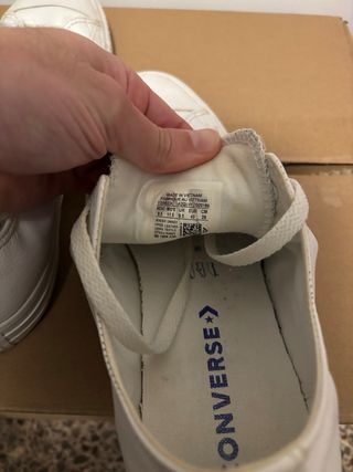 Zapatillas Converse Piel Blancas