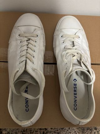 Zapatillas Converse Piel Blancas