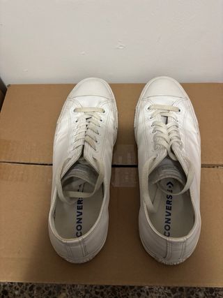 Zapatillas Converse Piel Blancas