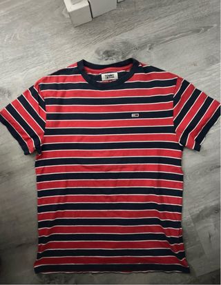 Camiseta Tommy Hilfiger Rayas Azul/Rojo