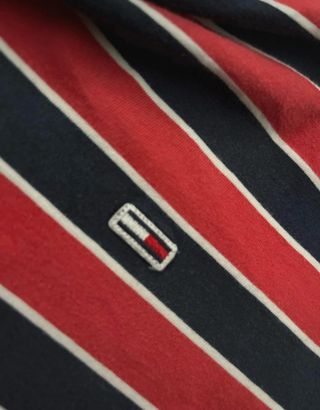 Camiseta Tommy Hilfiger Rayas Azul/Rojo