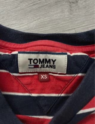 Camiseta Tommy Hilfiger Rayas Azul/Rojo