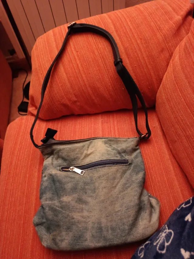 Bolso vaquero con lentejuelas