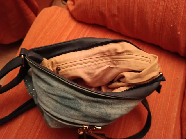 Bolso vaquero con lentejuelas