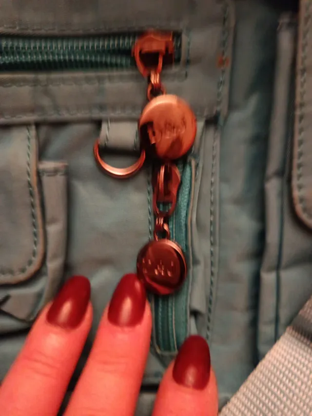 Bolso multiusos color verde azulado