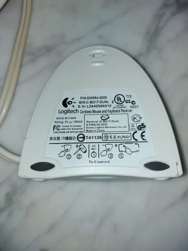 Ricevitore Logitech USB + PS/2