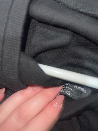 Vestido Bershka negro ajustable