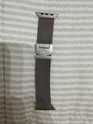 Correa Metalica Apple Watch Plata