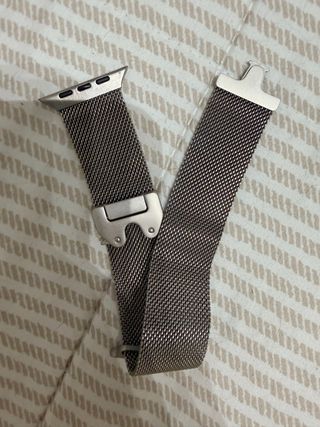 Correa Metalica Apple Watch Plata