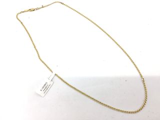 cadena oro 18k 22cm