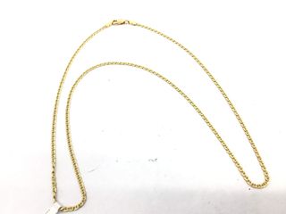 cadena oro 18k 22cm