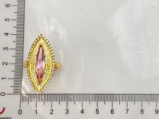 sortija oro 18k con circonita