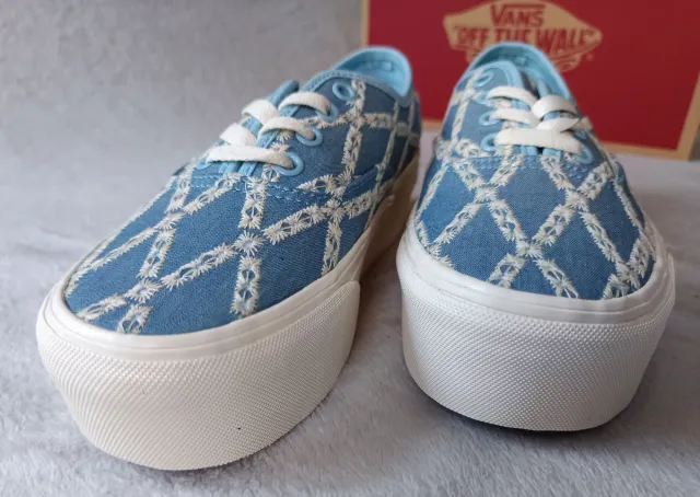 Vans Authentic Stack Azul y Blanco