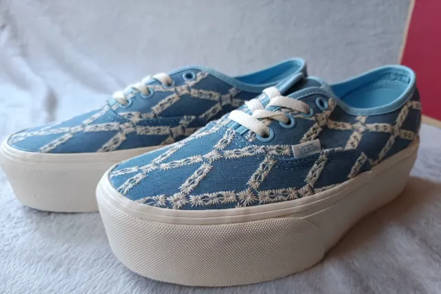 Vans Authentic Stack Azul y Blanco