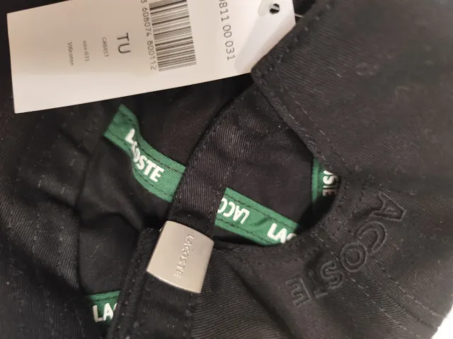 Gorra Lacoste Sport Talla Única Negra