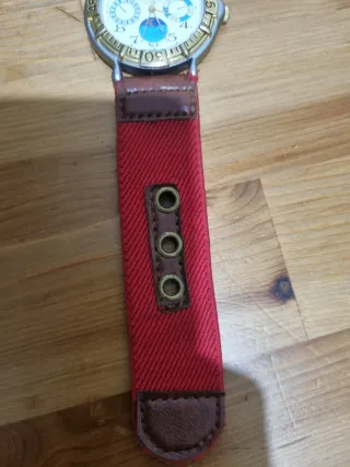 Orologio René Valentin Oro e Rosso