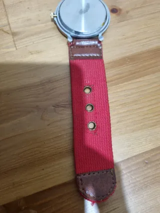 Orologio René Valentin Oro e Rosso