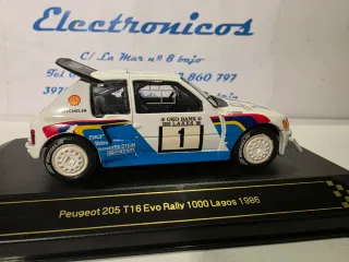 Maqueta Peugeot 205 T16 Evo Rally 1/43