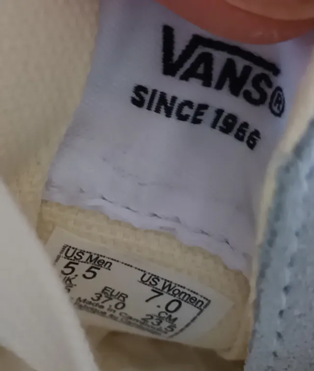 Vans Sport Low Azul y Blanco