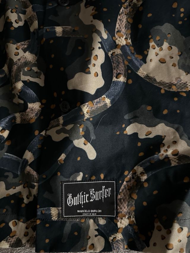 Camicia Marcelo Burlon Multicolor