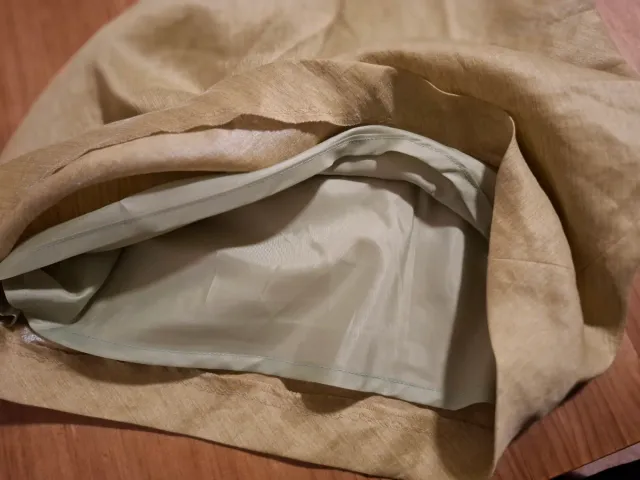 Vestido verde oliva tela