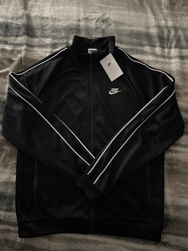 Felpa Nike Nera con Zip