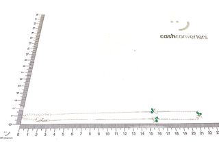 collar plata 925mm con piedra con circonita 21cm