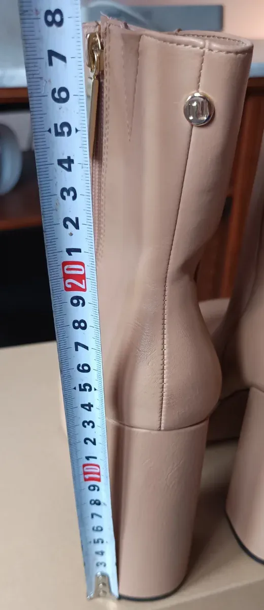 Botines plataforma River Island beige