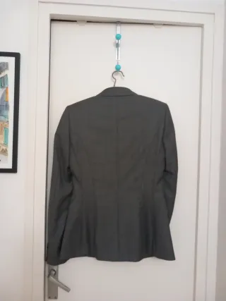 Americana Massimo Dutti Gris Talla 36