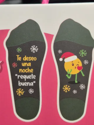5 Pares Calcetines Navidad unisex + Caja Regalo