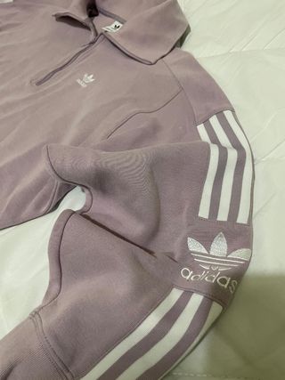 Sudadera Adidas Originals cremallera morada