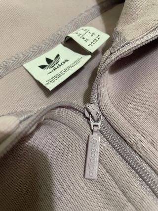 Sudadera Adidas Originals cremallera morada