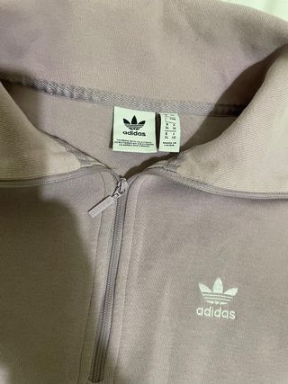 Sudadera Adidas Originals cremallera morada