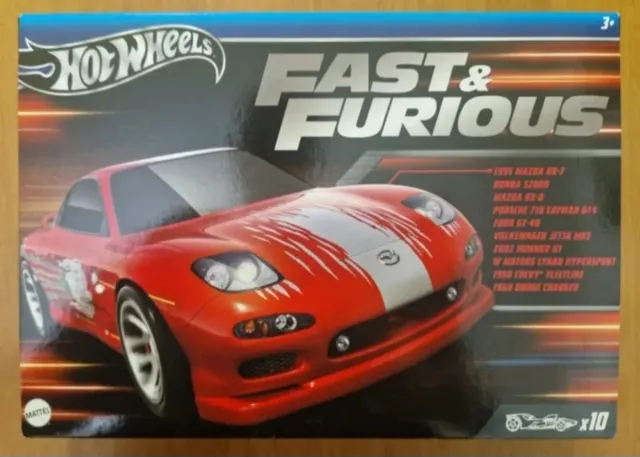 HotWheels Silver Series Fast&Furious (Set 10 Cars)