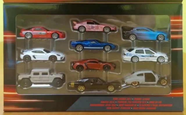 HotWheels Silver Series Fast&Furious (Set 10 Cars)