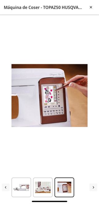 Máquina de Coser HUSQVARNA VIKING TOPAZ50 Blanca