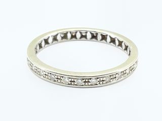 sortija oro 18k con piedra con diamante