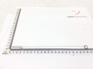 collar plata 925mm con piedra con circonita 21cm