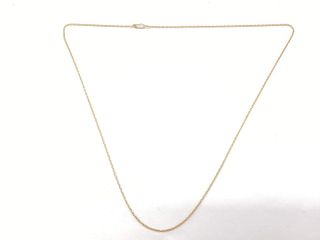 cadena oro 18k 30cm