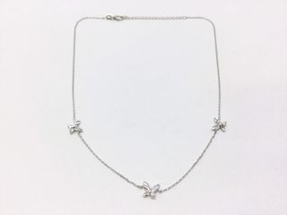 collar plata 925mm con piedra con circonita 21cm