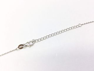 collar plata 925mm con piedra con circonita 21cm